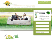 Tablet Screenshot of lawnmarkplus.com